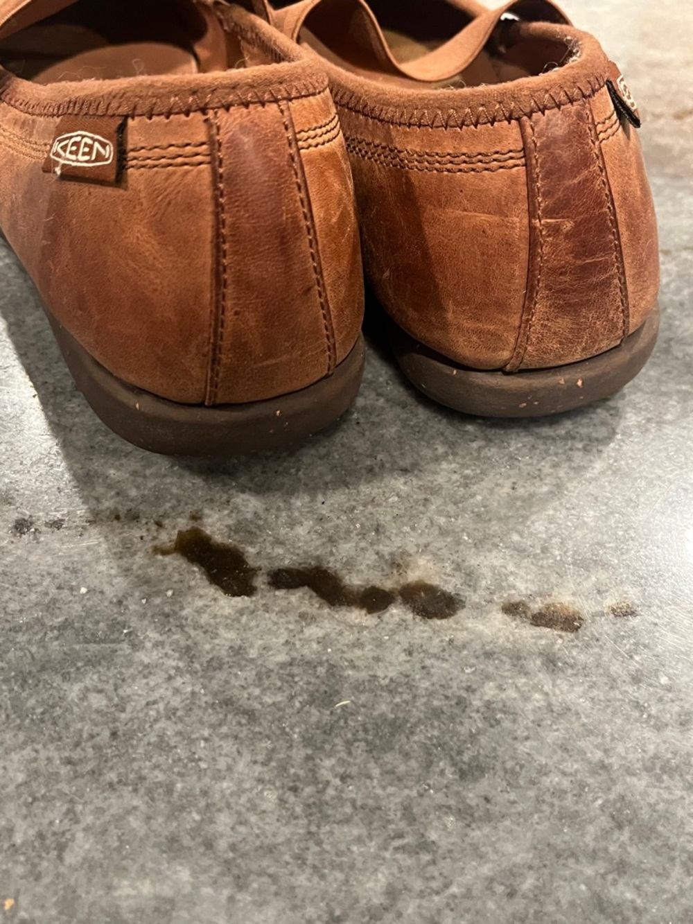 Keen Brown Mary Jane Casual Shoes - Picture 8 of 9